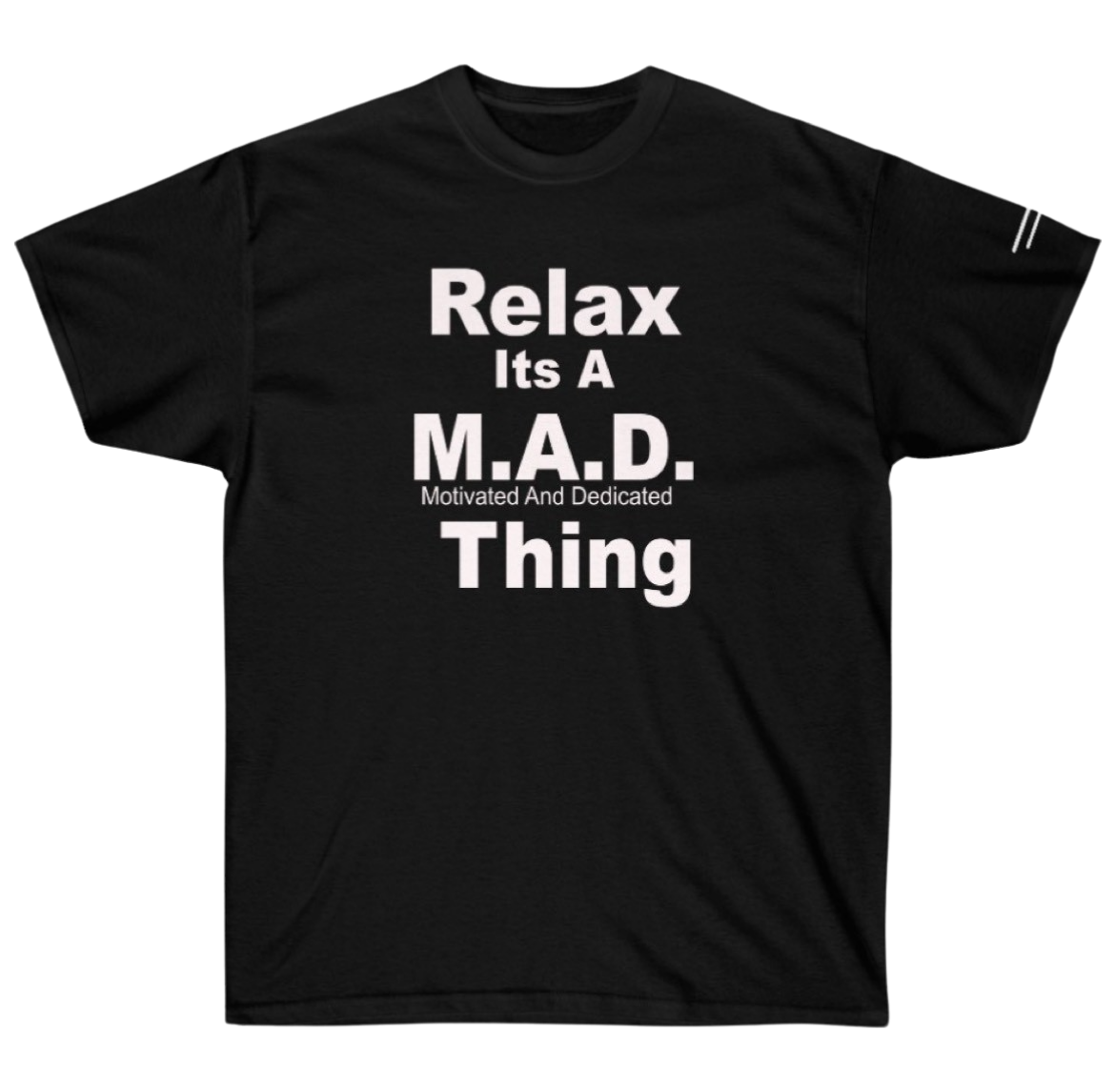 White Relax MAD Ultra Cotton Tee