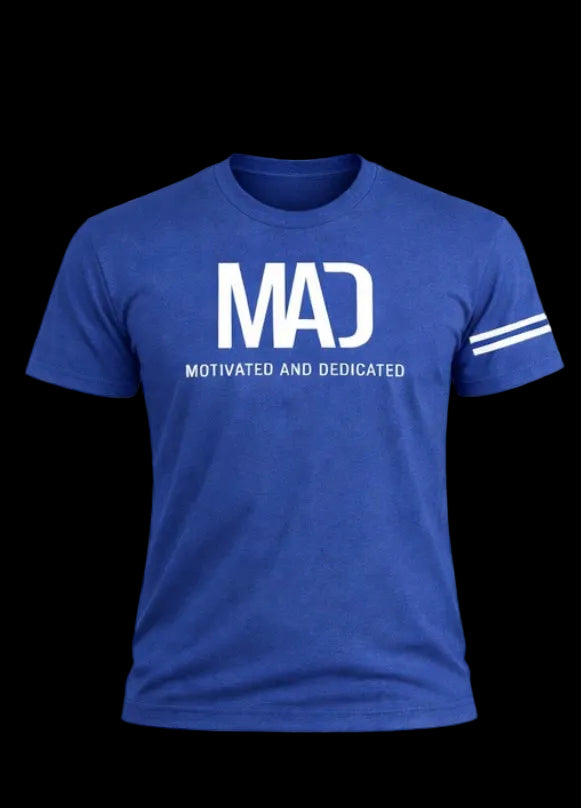 Navy Blue M.A.D. T Shirt