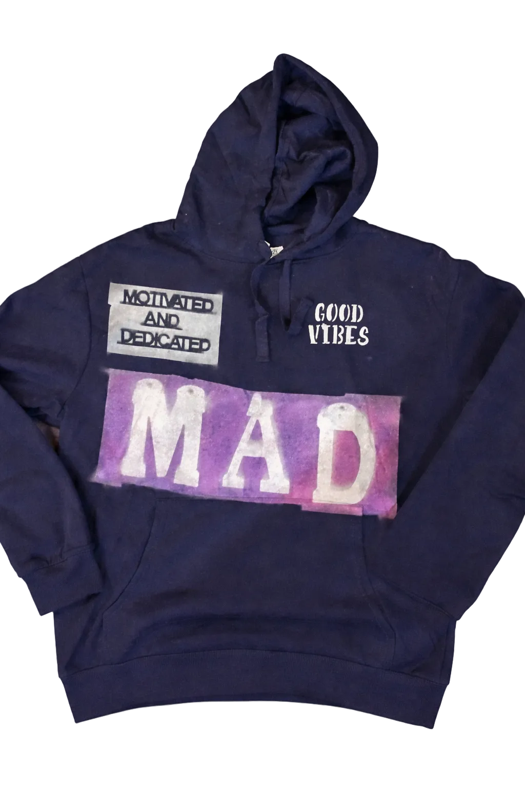 M.A.D. Artist addition  Good Vibes collage Hoodie