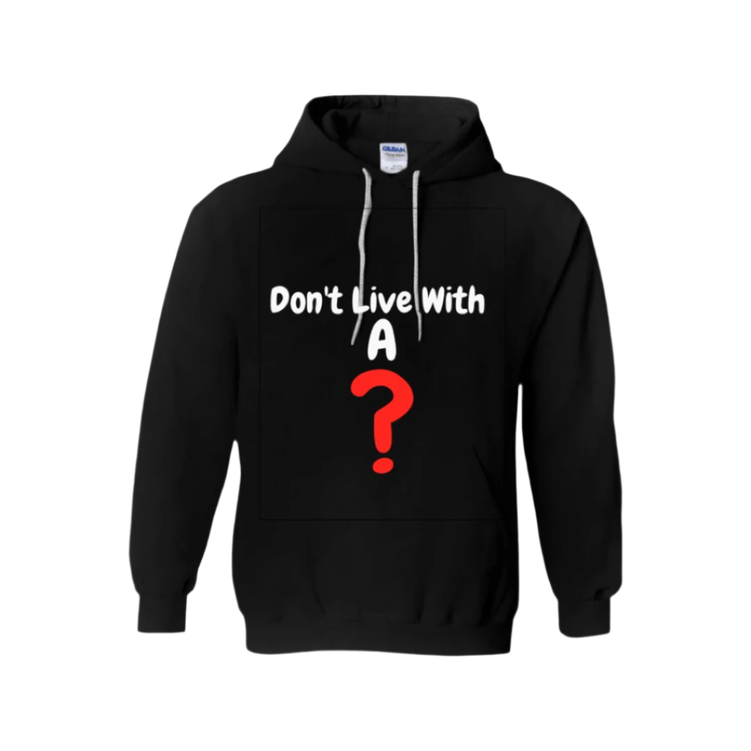 Black M.A.D.  No Question Hoodie